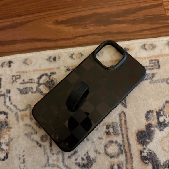 Black Checkered iPhone 13 Case – Stylish Protective Phone Cover | Excellent Cond - Picture 1 of 3